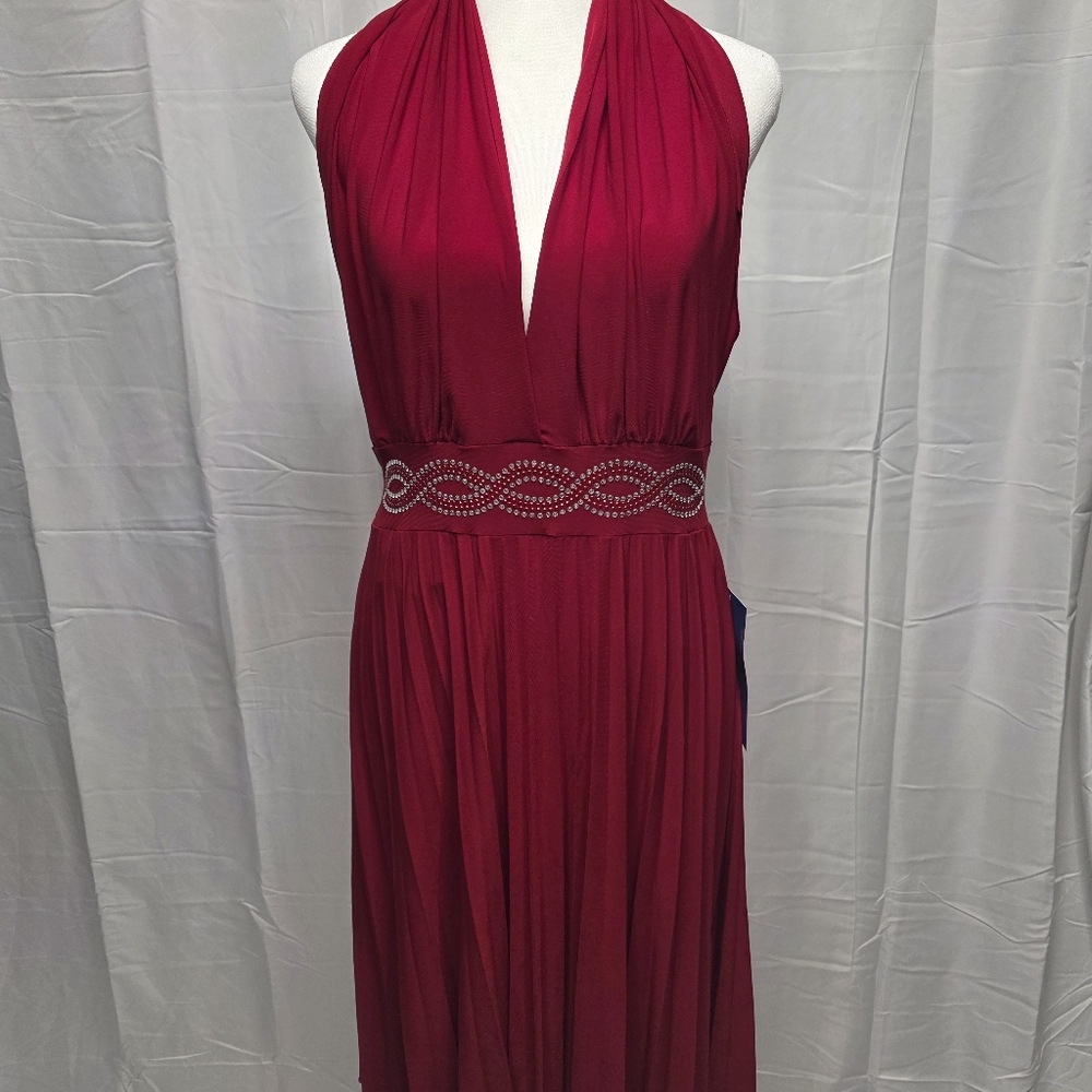 PromGirl Deep Red Backless Dress